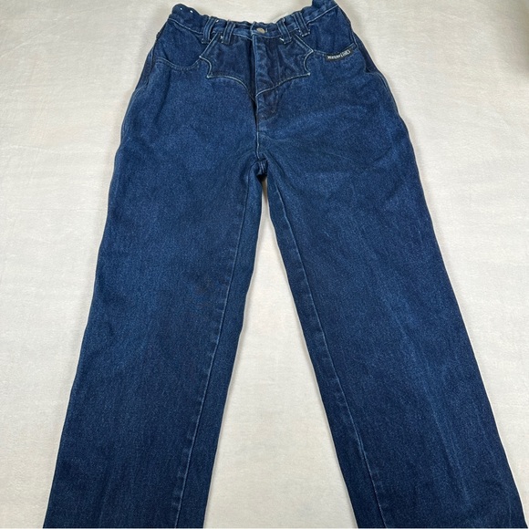 Western Ethics vintage dark wash high rise vintage Jeans 90s cowgirl bareback - Picture 5 of 9